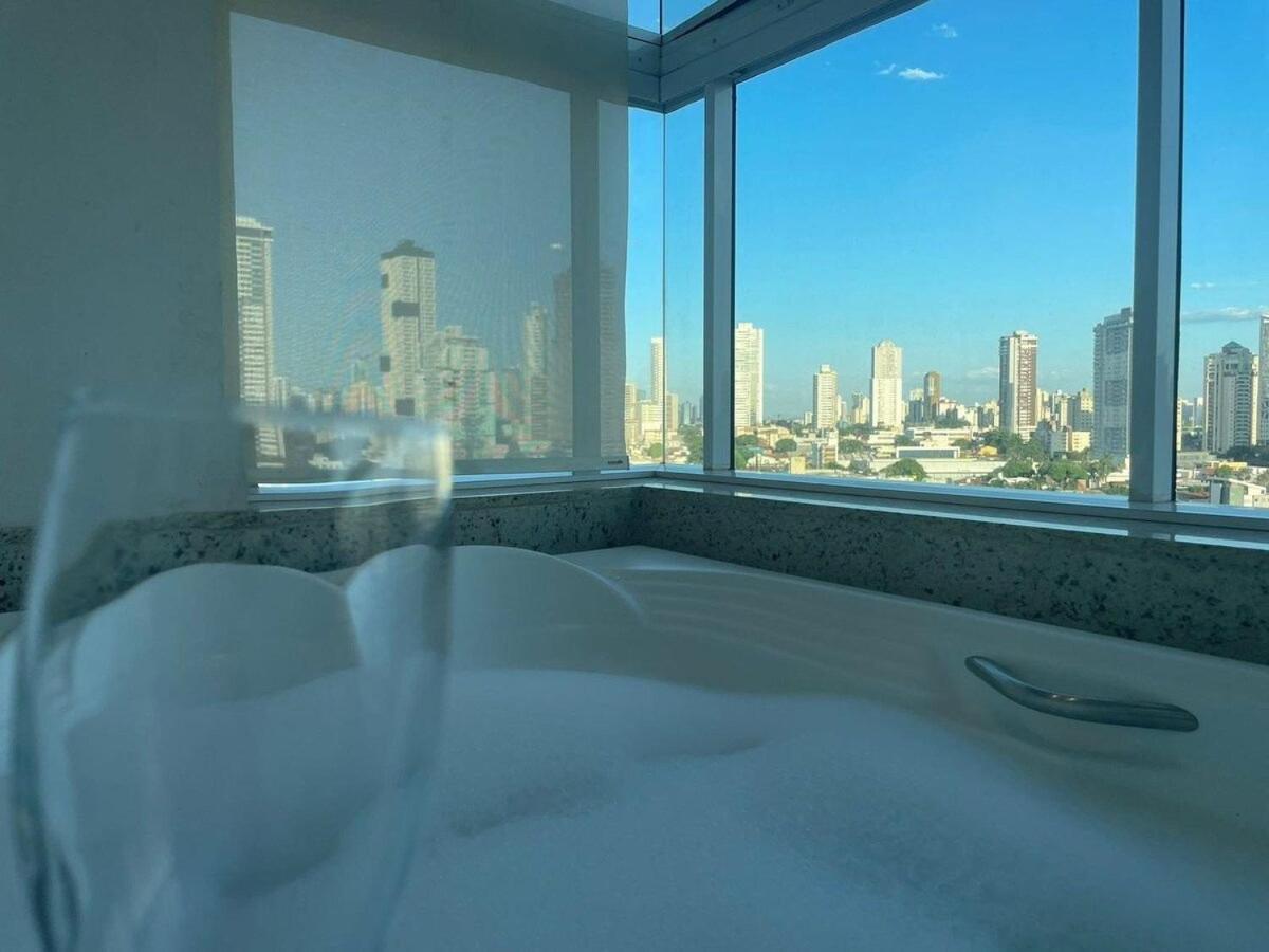 1 Qts.| 2 Hosp. | Jacuzzi Na Varanda | Linda Vista 고이아니아 외부 사진
