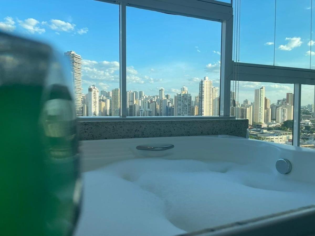 1 Qts.| 2 Hosp. | Jacuzzi Na Varanda | Linda Vista 고이아니아 외부 사진