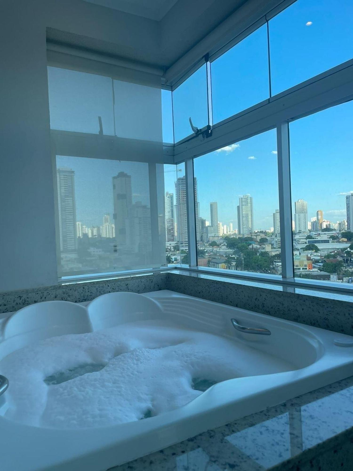 1 Qts.| 2 Hosp. | Jacuzzi Na Varanda | Linda Vista 고이아니아 외부 사진