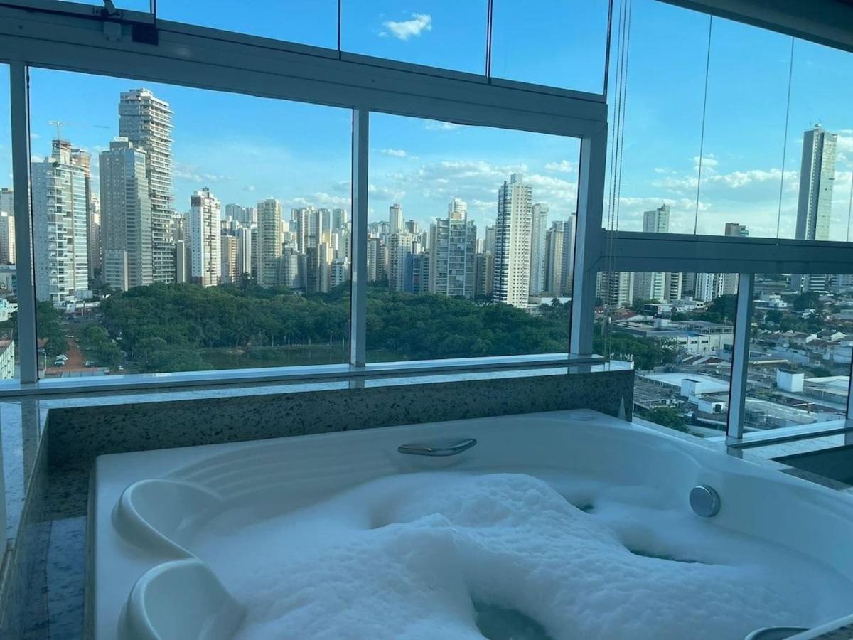 1 Qts.| 2 Hosp. | Jacuzzi Na Varanda | Linda Vista 고이아니아 외부 사진
