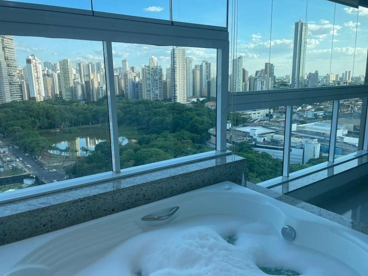 1 Qts.| 2 Hosp. | Jacuzzi Na Varanda | Linda Vista 고이아니아 외부 사진