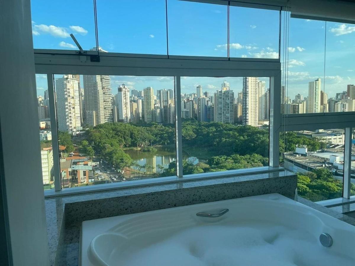 1 Qts.| 2 Hosp. | Jacuzzi Na Varanda | Linda Vista 고이아니아 외부 사진